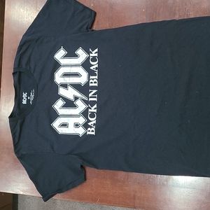 AC/DC ⚡️Back in Black Cotton Shirt, size S